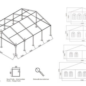 Small Ridge House Tent